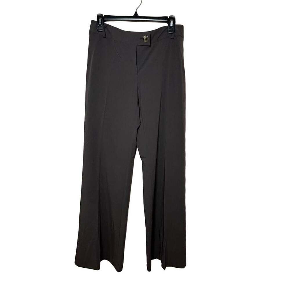 Cabi Lauren Trouser Size 6 Smoke Grey Wide Leg Pants New